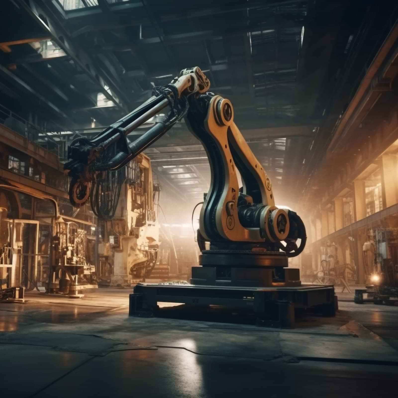 metallic-robot-arm
